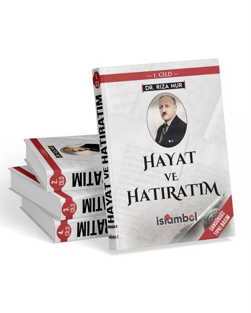 Hayat ve Hatıratım 4 Cilt Takım – Dr. Rıza Nur kitap kapağı