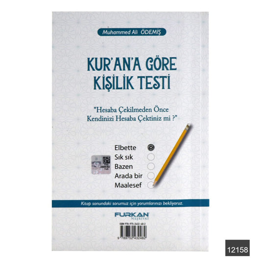 Kur'an'a Göre Kişilik Testi – Muhammed Ali Ödemiş kitap kapağı