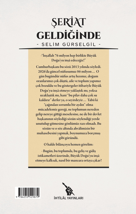 Şeriat Geldiğinde | Bir 21.yy Ütopyası / Selim Gürselgil