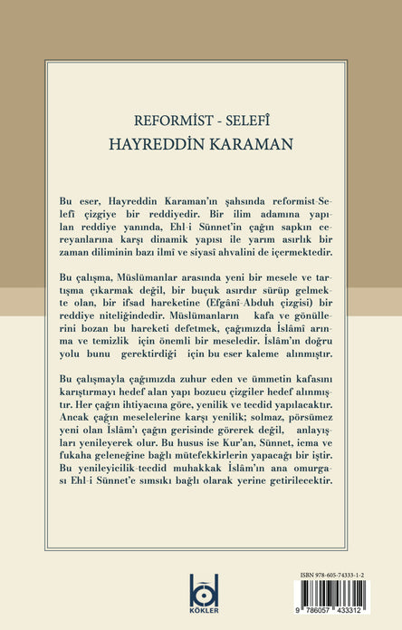 Reformist - Selefî Hayreddin Karaman / Dr. Kazım Albayrak
