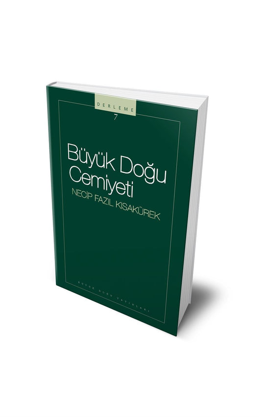 Büyük Doğu Cemiyeti – Necip Fazıl Kısakürek kitap kapağı