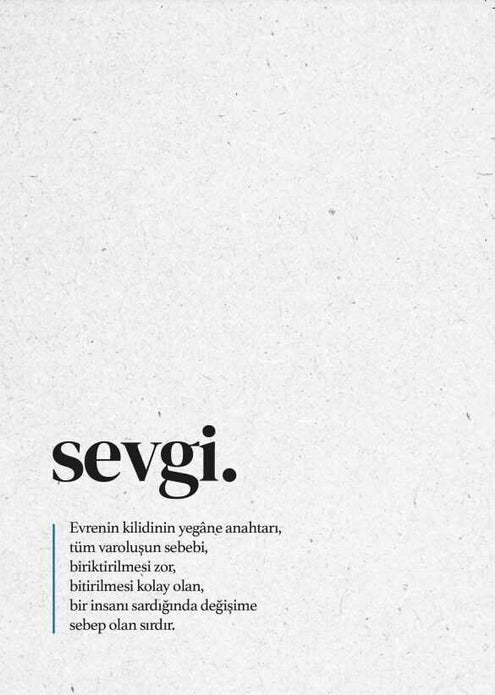 Sevgi Defteri İslami Tasarım | Çizgili