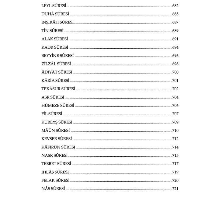 Tefsiri Mevakib | Exegetical Translation of the Holy Quran | Green / Ismail Ferruh Efendi