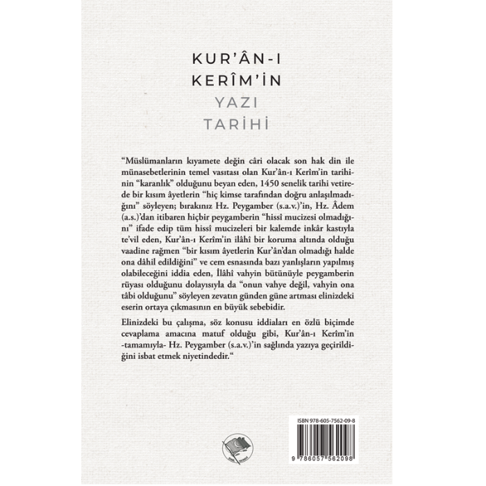 The History of the Script of the Holy Qur’an / Melikşah Sezen