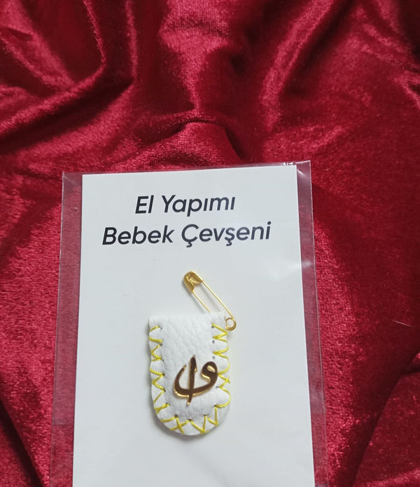 El Yapımı Bebek Cevşeni (Beyaz)