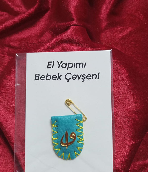 El Yapımı Bebek Cevşeni (Turkuaz)