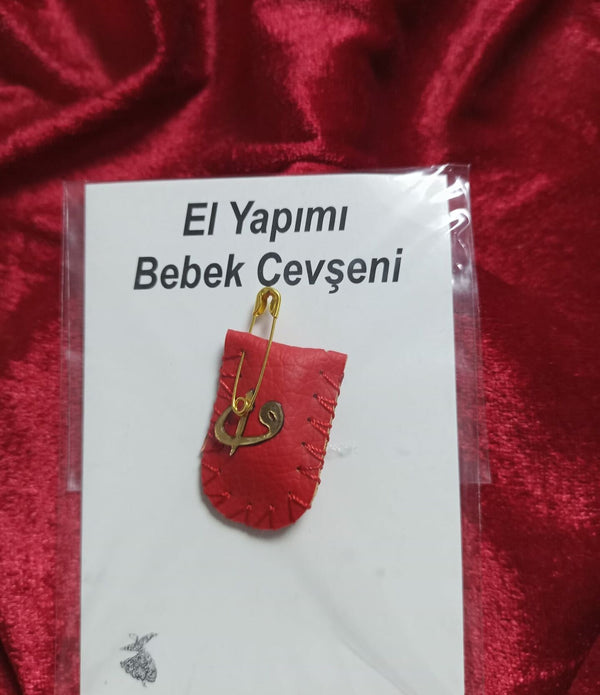 El Yapımı Bebek Cevşeni (Kırmızı)