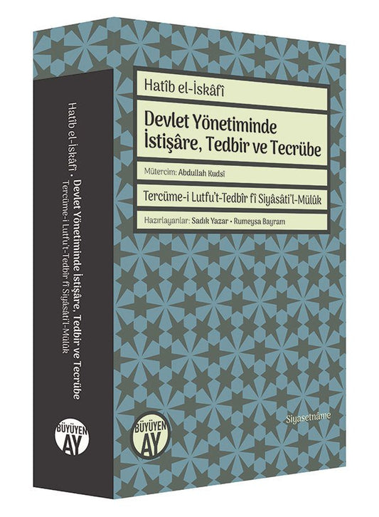 Devlet Yönetiminde İstişâre, Tedbir ve Tecrübe – Hatîb el-İskâfî kitap kapağı