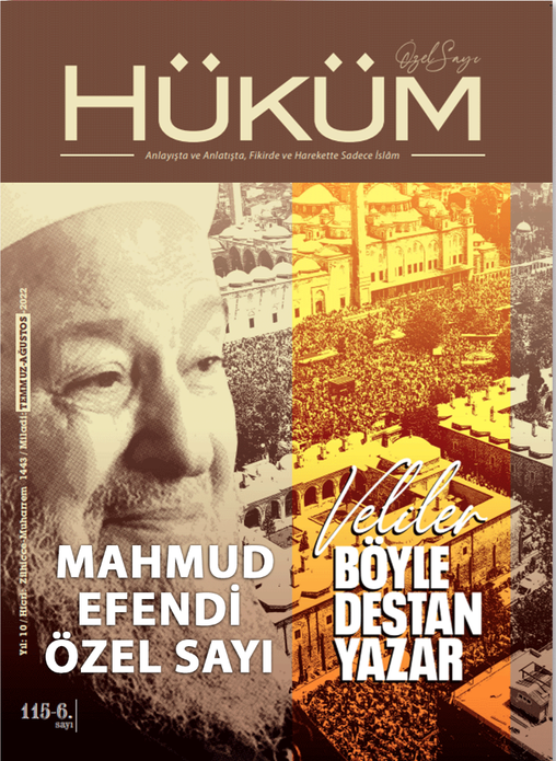 Hüküm Dergisi Mahmud Ustaosmanoğlu Efendi Hazretleri Özel Sayı