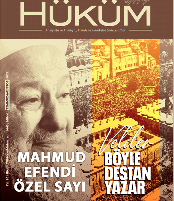 Hüküm Dergisi Mahmud Ustaosmanoğlu Efendi Hazretleri Özel Sayı