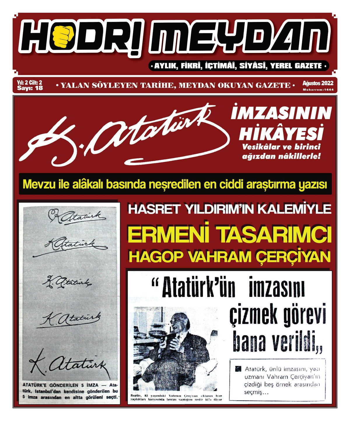 Hodri Meydan Gazetesi Ağustos 2022 Sayısı