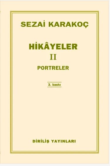 Portreler / Hikayeler 2 / Sezai Karakoç